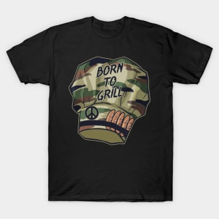 Born To Grill Chef Hat T-Shirt